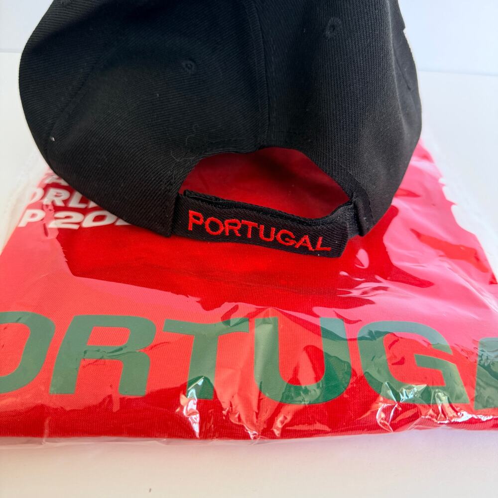 Portugal FIFA World Cup 2026 Fan Bundle — Adjustable Cap + T-Shirt Size L NWT - Picture 3 of 6